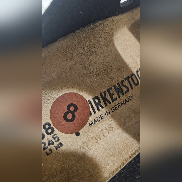 NEW Birkenstock Arizona Metallic Stone Sandals in Bronze - Picture 6 of 8